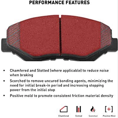 Front Ceramic Pads by DYNAMIC FRICTION COMPANY - 1551-0976-00 pa13