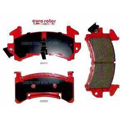 Front Ceramic Pads by EUROROTOR - ID154H pa3