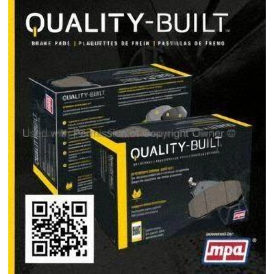 Front Ceramic Pads by QUALITY-BUILT - 1001-0611C pa7