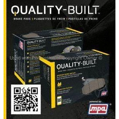 Front Ceramic Pads by QUALITY-BUILT - 1001-0897C pa2