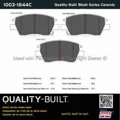 Plaquettes avant en céramique  by QUALITY-BUILT - 1003-1844C pa1