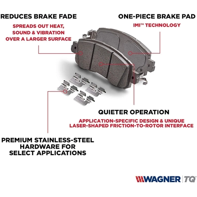 WAGNER - QC1324 - Front Ceramic Pads pa43