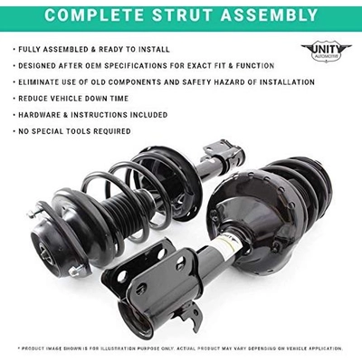 UNITY AUTOMOTIVE - 11104 Assemblage de jambe de force avant complet pa5