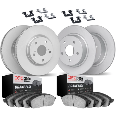 DYNAMIC FRICTION COMPANY - 4314-40013 - Front & Rear Disc Brake Kit pa1