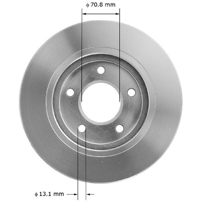 BENDIX GLOBAL - PRT5064FC - Front Brake Rotor pa2