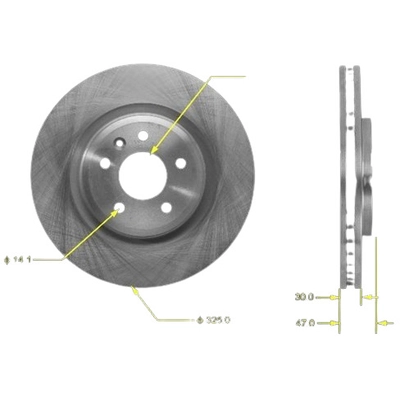 BENDIX GLOBAL - PRT5842 - Disc Brake Rotor pa2