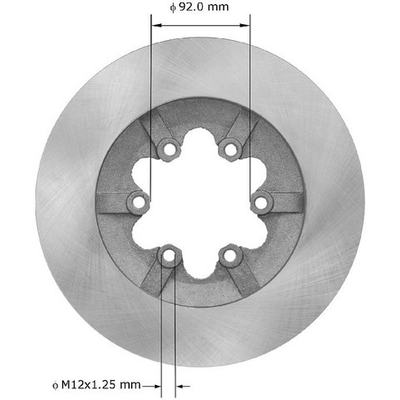 BENDIX GLOBAL - PRT5906 - Disc Brake Rotor pa3