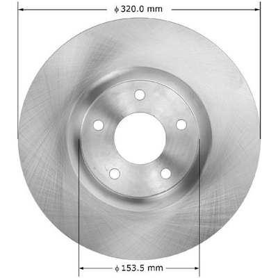 BENDIX GLOBAL - PRT5953 - Disc Brake Rotor pa1