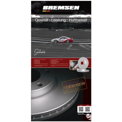 BREMSEN - B31204 - Front Disc Brake Rotor pa3