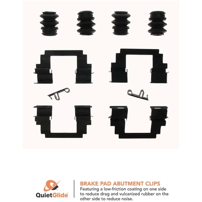 Front Disc Hardware Kit by CARLSON - 13376Q pa1