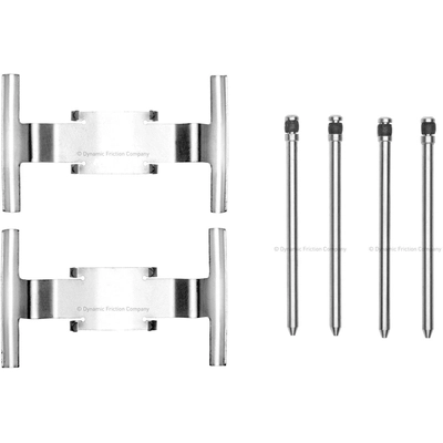 Ensemble de matériel pour disque avant by DYNAMIC FRICTION COMPANY - 340-54082 pa1