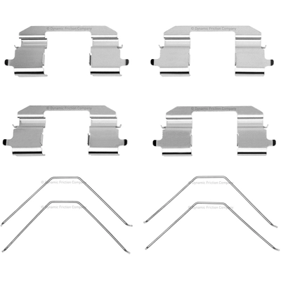 Ensemble de matériel pour disque avant by DYNAMIC FRICTION COMPANY - 340-59017 pa1