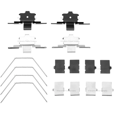Ensemble de matériel pour disque avant by DYNAMIC FRICTION COMPANY - 340-80040 pa2