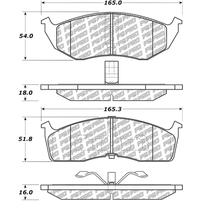 Front Disc Pads by CENTRIC PARTS - 500.05910 pa7