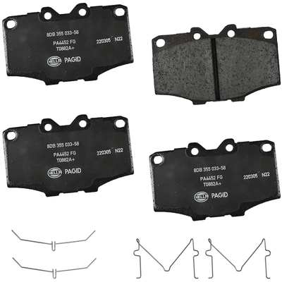 HELLA PAGID - 355033581 - Disc Brake Pad Set pa1