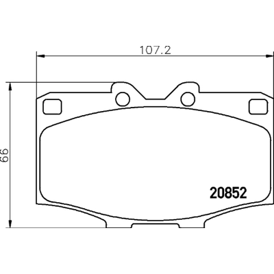 HELLA PAGID - 355033581 - Disc Brake Pad Set pa2