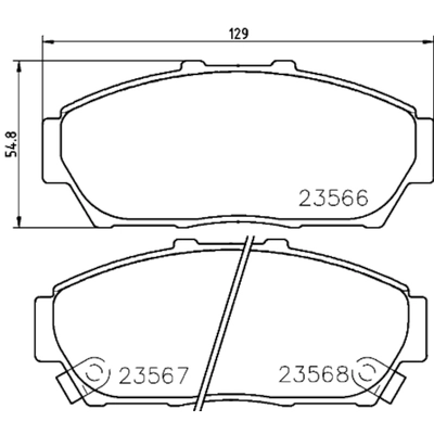 HELLA PAGID - 355035101 - Disc Brake Pad Set pa2