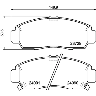 HELLA PAGID - 355035111 - Disc Brake Pad Set pa2