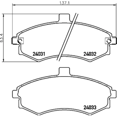 HELLA PAGID - 355035761 - Disc Brake Pad Set pa1