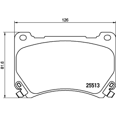 HELLA PAGID - 355036321 - Disc Brake Pad Set pa1