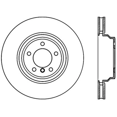 Front Drilled Rotor by STOPTECH - 128.34093L pa1