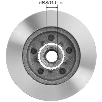 BENDIX GLOBAL - PRT1464 - Front Brake Rotor and Hub Assembly pa3