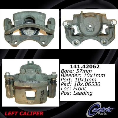 Front Left Rebuilt Caliper With Hardware by CENTRIC PARTS - 141.42062 pa13