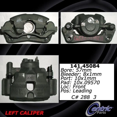 Front Left Rebuilt Caliper With Hardware by CENTRIC PARTS - 141.45084 pa2