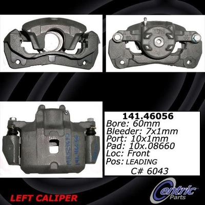 Front Left Rebuilt Caliper With Hardware by CENTRIC PARTS - 141.46056 pa1