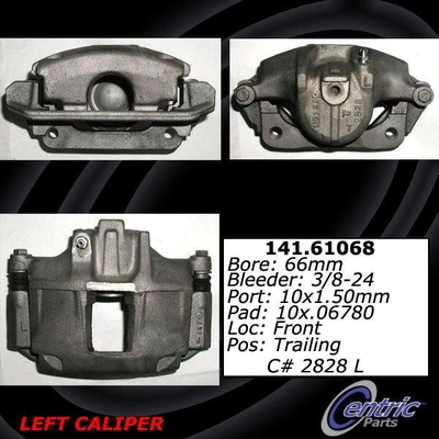 Front Left Rebuilt Caliper With Hardware by CENTRIC PARTS - 141.61068 pa8