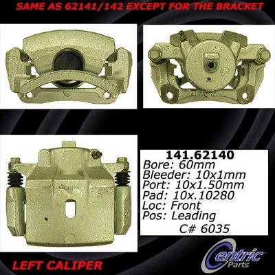 Front Left Rebuilt Caliper With Hardware by CENTRIC PARTS - 141.62140 pa7