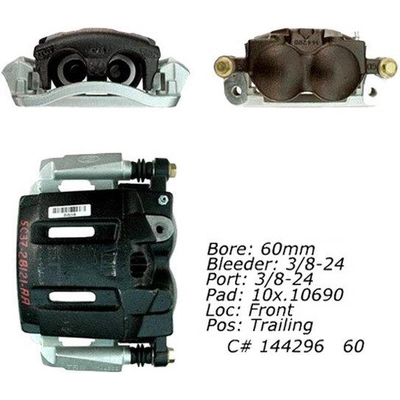 Front Left Rebuilt Caliper With Hardware by CENTRIC PARTS - 141.65074 pa13