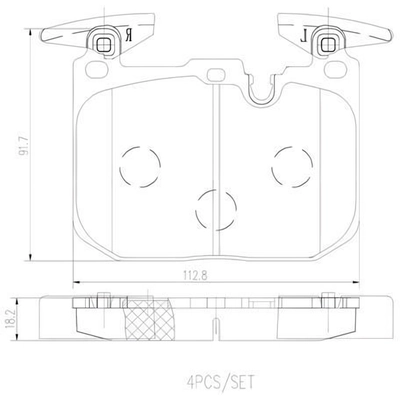 Plaquettes avant en céramique de qualité supérieure by BREMBO - P06088N pa5