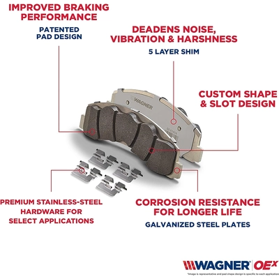 WAGNER - OEX1736 - OEX Disc Brake Pad Set pa5