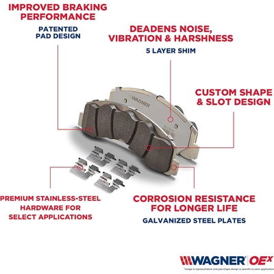 WAGNER - OEX1802 - Front Premium Ceramic Pads pa7