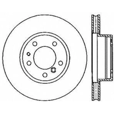 Disque avant de qualité supérieur by CENTRIC PARTS - 125.34021 pa4