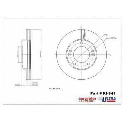 Front Premium Rotor by EUROROTOR - KI941 pa1