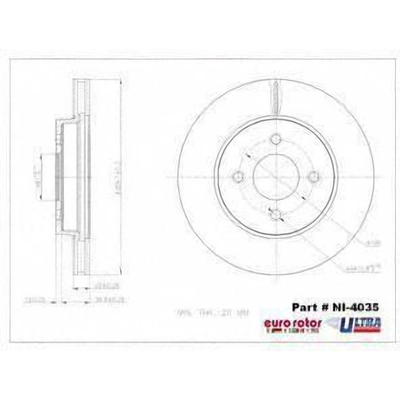 EUROROTOR - NI4035 - Front Premium Rotor pa1