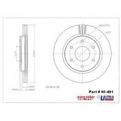 Front Premium Rotor by EUROROTOR - NI491 pa7