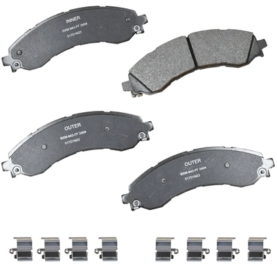 BENDIX - SBM2404 - Front Disc Brake Pads pa1