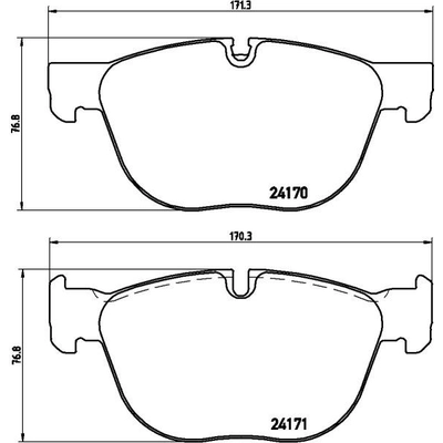 BREMBO - P06049 - Plaquettes avant semi-métallique de qualité supérieur pa5