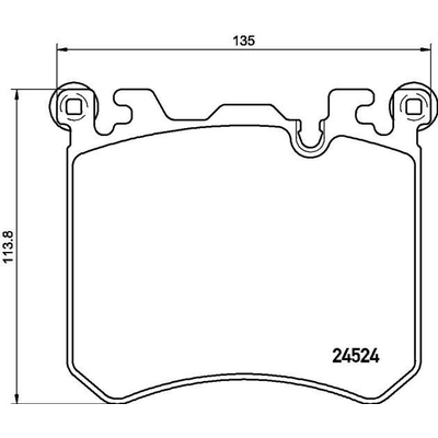 Plaquettes avant semi-métallique de qualité supérieur by BREMBO - P06077 pa6