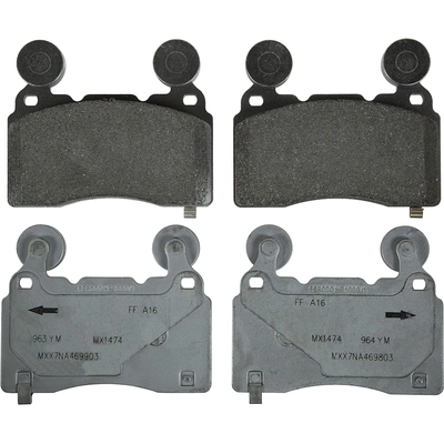 WAGNER - MX1474 - ThermoQuiet Disc Brake Pad Set pa1