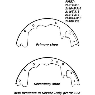 Front Premium Shoes by CENTRIC PARTS - 111.03570 pa7