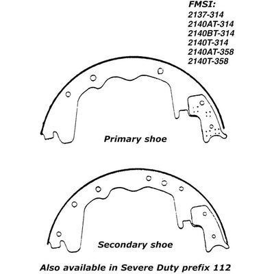 Front Premium Shoes by CENTRIC PARTS - 111.03580 pa6