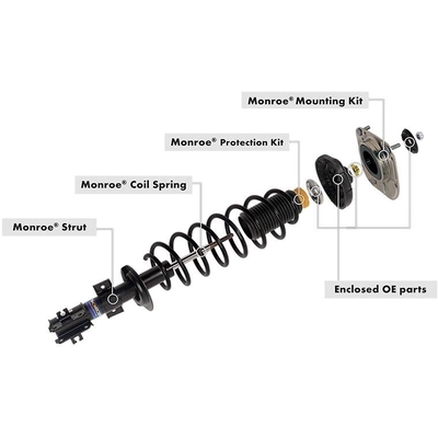 Front Quick Strut Assembly by MONROE - 172314 pa4