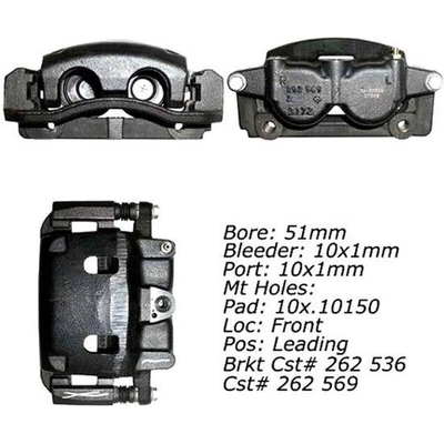 Front Right Rebuilt Caliper With Hardware by CENTRIC PARTS - 141.42131 pa15