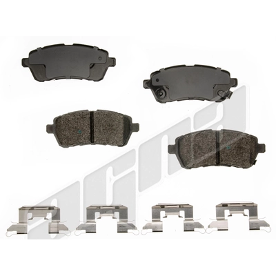 AGNA BRAKES - ALD1454AM - Front Semi Metallic Pads pa1