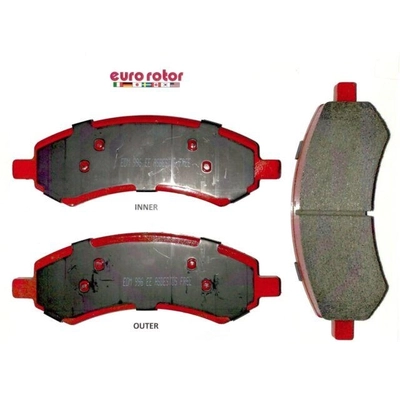 EUROROTOR - F1D1084H - Front Semi Metallic Pads pa3