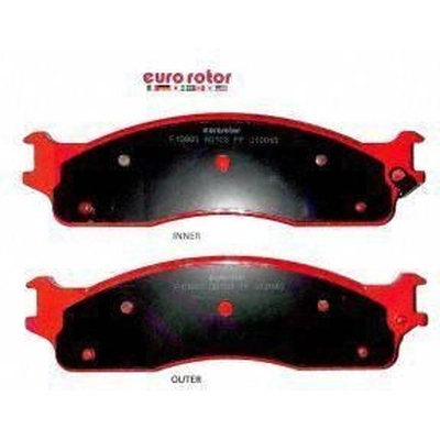 Front Semi Metallic Pads by EUROROTOR - F1D965H pa1